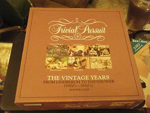 Parker Brothers Trivial Pursuit: The Vintage Years (1920's-1950's) Master Game - Picture 1 of 1