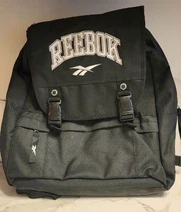 Erwachsene Reebok schwarz Canvas Rucksack Multi Fächer Laptop 17 Zoll gepolstert - Bild 1 von 10