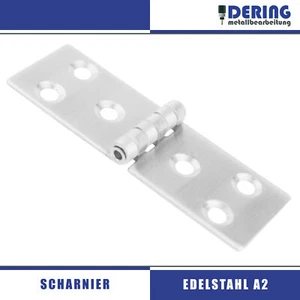Scharniere Edelstahl A4 V4A VA Beschlag Möbel Tür Band Scharnier Schrank Türband - Bild 1 von 6