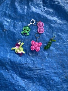 5 “Pop It” Various Keychains. See photos. EUC!!! - Picture 1 of 6