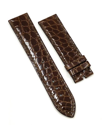 Ремешок для часов подлинный Chopard 20 мм x 18 мм коричневая аллигаторская кожа - Изображение 1 из 2