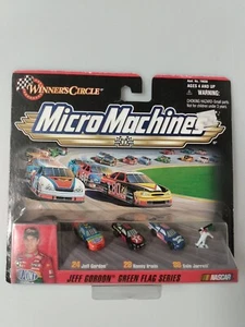 NASCAR Micro Machines Gordon Irwin Jarrett Winners Circle Green Flag Series, NIP - Picture 1 of 5