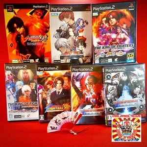 King Of Fighters PS2 Lot 7 Set 94 Neowave Orochi Nests 98 2002 Tougeki KOF Japan - Picture 1 of 21
