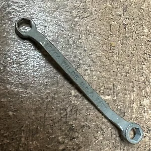 WILDE USA 15/64" x 7/32" SAE OFFSET DOUBLE BOX END WRENCH 6 PT 3" Short - Picture 1 of 5