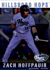 2015 Hillsboro Hops Grandstand #20 Zach Hoffpauir Glendale Arizona AZ Card