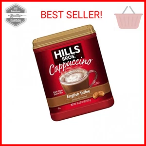 Hills Bros. Instant Cappuccino Mix, English Toffee (16 Oz, 1er Pack) - Convenie - Bild 1 von 2