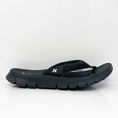 Sandalias chanclas Hurley Boys Fusion BSA0000010 negras punta abierta talla 7 años Foto 1 de 4