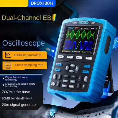 FNIRSI Digital Oscilloscope 2-Channel Input Signal Generator 180MHz Oscilloscope - Image 1 of 4
