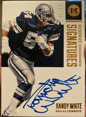 ✨✨ RARE - RANDY WHITE AUTO - #32/49 ✨✨ 2017 ENCASED RESERVE SIGNATURES - Image 1 of 2