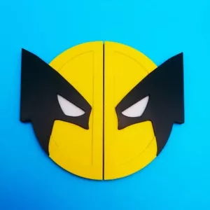 Deadpool & Wolverine - Wolverine - Sottobicchiere stampato in 3D - logo in plastica - MARVEL - Foto 1 di 3
