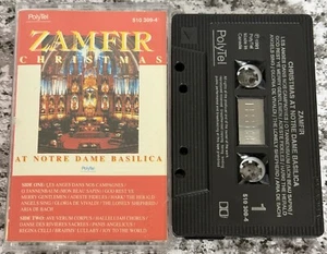 Zamfir - Christmas At Notre Dame Basilica [Audio Casette Tape 1991 PolyTel] - Picture 1 of 3