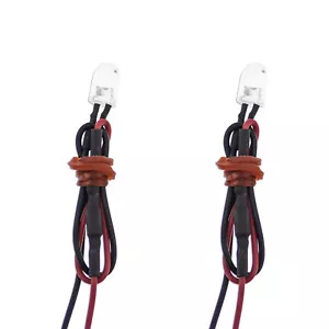 with inline resistor Blue Motorcycle Turn Signal 2x 12v 5mm LED Diode Display - Foto 1 di 3