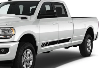 Виниловая наклейка для Dodge Ram с двойной кабиной 3500 полос боковая дверь спортивный дизайн графика - Изображение 1 из 4