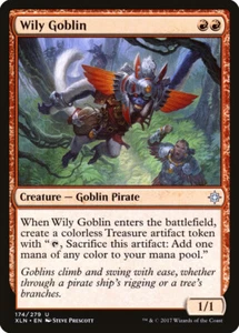 Magic MTG TCG Ixalan 2017 Wily Goblin 174/279 - Imagen 1 de 1