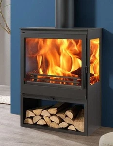EEK A 3-Scheiben Kaminofen Panadero AMBAR TRIVISION - 7,1kW mit XXL-Sichtsche... - Bild 1 von 4