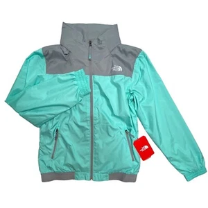 The North Face Jacket Girl's Teal Wind Rain Jacket Size XL - Picture 1 of 24