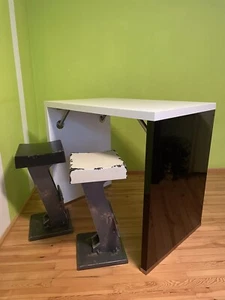 Esstisch von Nolte mit 4 Barhockern von Kare Design, Industriel Design - Bild 1 von 9