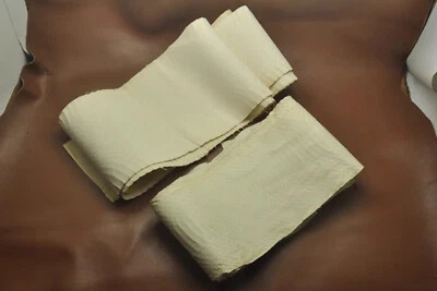 100% Real Snake Skin Leather Colorable Original Color Snake Skin Yellow White - Image 1 of 4