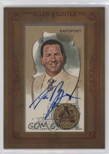 2023 Topps Allen & Ginter Framed Mini Non-Baseball Ian Rapoport Rookie Auto RC