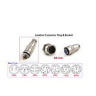 10mm Aviation Connector Set Male and Female 2,3,4,5,6 7 Pin (Plug and Socket)