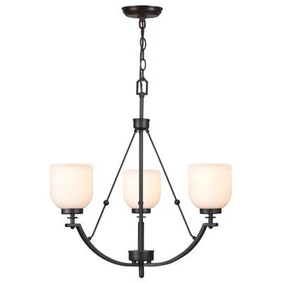 World Imports 3-Light Oil Rubbed Bronze Chandelier light Wi61002 - Image 1 of 3