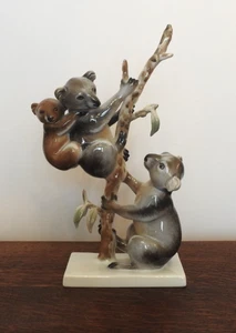 Rosenthal Porcelain Koala Family Figurine - Picture 1 of 15
