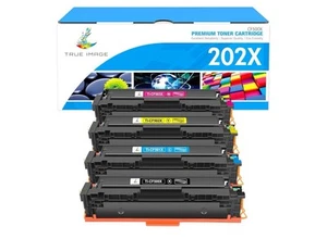 Cartucho de tóner TRUE IMAGE 4Pk para HP 202X; NEGRO, CIAN, AMARILLO, MAGENTA - Imagen 1 de 7