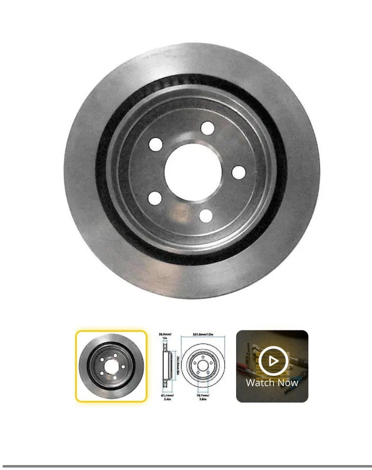 Тормозной ротор Carquest Wearever: Yh145264 - Изображение 1 из 1