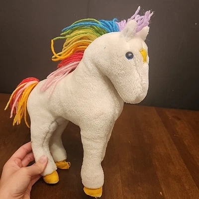 Vtg 1983 Rainbow Brite Starlite 11” Plush Pony Horse Toy Hallmark DAMAGED HOOF - Image 1 of 4