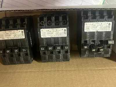 7  x  Siemens 15-30A 4 Pole 10kA Circuit Breaker Q21530CT2 new - Image 1 of 2