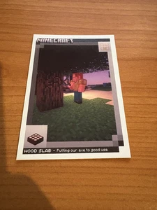 2024 Panini Minecraft Crafting Chronicles Daylight Det Ing # 8 Wood Slab No.134 - Picture 1 of 1