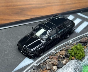 Mortal 1:64 Black E30 Touring Wagon Sport Widebody Diecast Display Collection - Picture 1 of 6