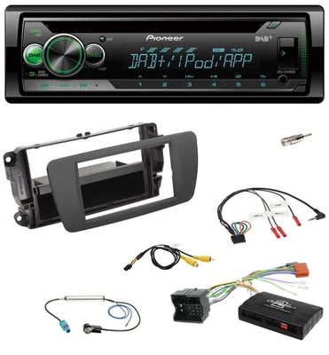 Pioneer USB MP3 DAB Lenkrad CD Autoradio für Seat Ibiza 2008-2015 tuam grey - Bild 1 von 4