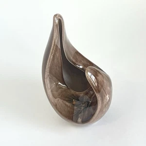 MCM Vintage Gladys Wax South Dakota Art Pottery Co. Pinecone Vase Cabin Decor - Picture 1 of 11
