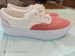Vans Herren 4/Damen 5,5 Ära Plateau Cord Pastell Weiß VN0A3WLU9MK - Bild 1 von 8