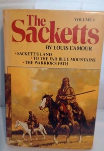 The Sacketts by Louis L'Amour Hardback, Volume I (3 in 1) Copyright 1980 Vintage - Picture 1 of 15