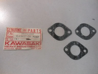 Nuevo de Lote Antiguo Juntas de Bomba de Aceite Kawasaki 1976-1979 KV75 1974-1975 MT1 16094-002 Cantidad 3 Foto 1 de 3