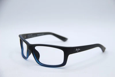 ÓCULOS MAUI JIM MJ766-08C PRETO AZUL KANAIO COAST ARMAÇÃO AUTÊNTICA 61-17 - Imagem 1 de 4
