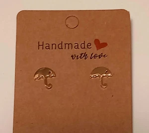 Umbrella stud pushback Stud Earrings for Women Brand New - Picture 1 of 3