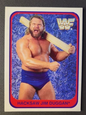 1991 Merlin WWF Italian Trading Card #83 HACKSAW JIM DUGGAN - Image 1 of 2