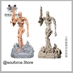 Modellino bambola giocattolo 1/12 1/18 1/24 1/64 1/43 T800 scena scheletro miniature figure - Foto 1 di 5