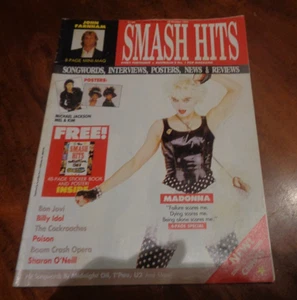 1987 Smash Hits Magazine  October19 MADONNA - Bild 1 von 1