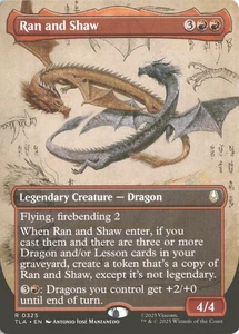 MTG Ran and Shaw (0325) *Non-Foil* Borderless Avatar MT/NM Free Ship - Picture 1 of 2