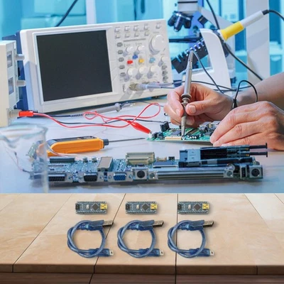 3 Stück für Arduino kompatibel vorgelötet für Nano Boards mit USB Kabel - Image 1 of 4