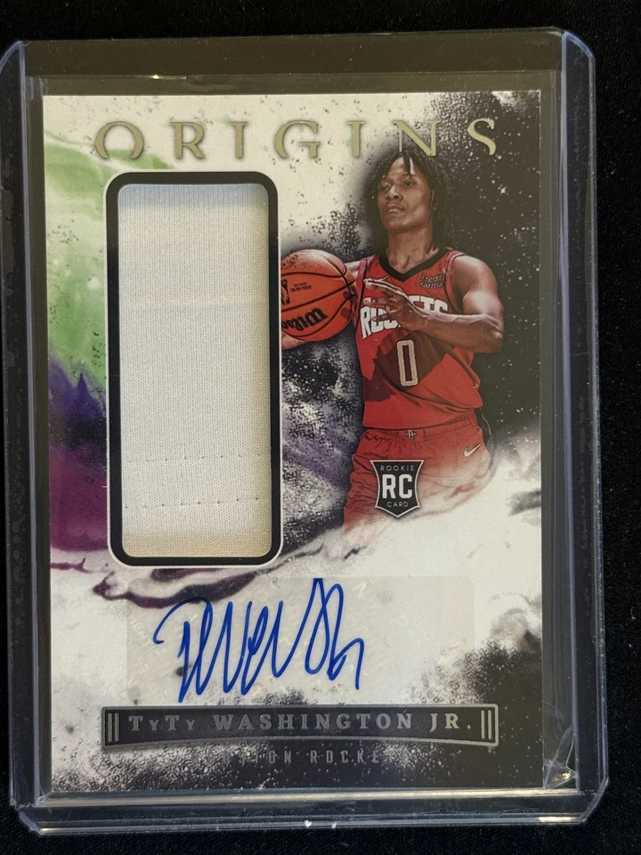 2022-23 Panini Origins #RJA-TTW TyTy Washington Jr. Rookie Jersey Autographs - Image 1 of 2