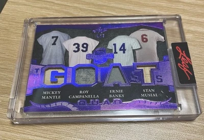 Hoja Espectacular Manto Campanella Banks Musial 2025/7 Juego Usado Reliquia Salón 🔥🔥 Foto 1 de 3