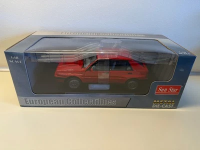 1/18 Sunstar Lancia Delta HF Integrale 16V Red #3102 - Image 1 of 2