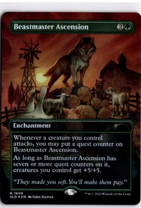 Magic The Gathering Lámina Guarida Secreta Beastmaster Ascensión 1609 SLD R Escaneo Casi Nuevo Lámina - Imagen 1 de 2
