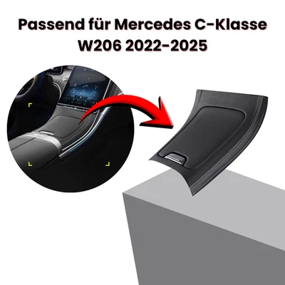 Mittelkonsole Abdeckung Kunstleder passend für Mercedes C-Klasse W206 2022-2025 - Bild 1 von 4