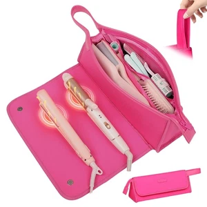 Hair Tools Reisetasche und Hitzebeständige Matte, 2 in 1 Tragbarer Organizer Haar... - Bild 1 von 7